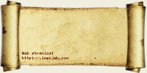 Jana Vujisić vizit kartica